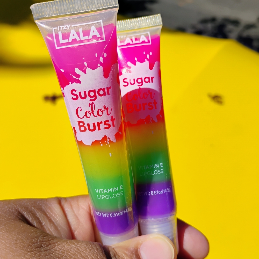 Pink and Purple Lip Balm Gloss